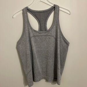 Lululemon Swiftly Tech Race Length Racerback Tank Graphite Gray Size 14